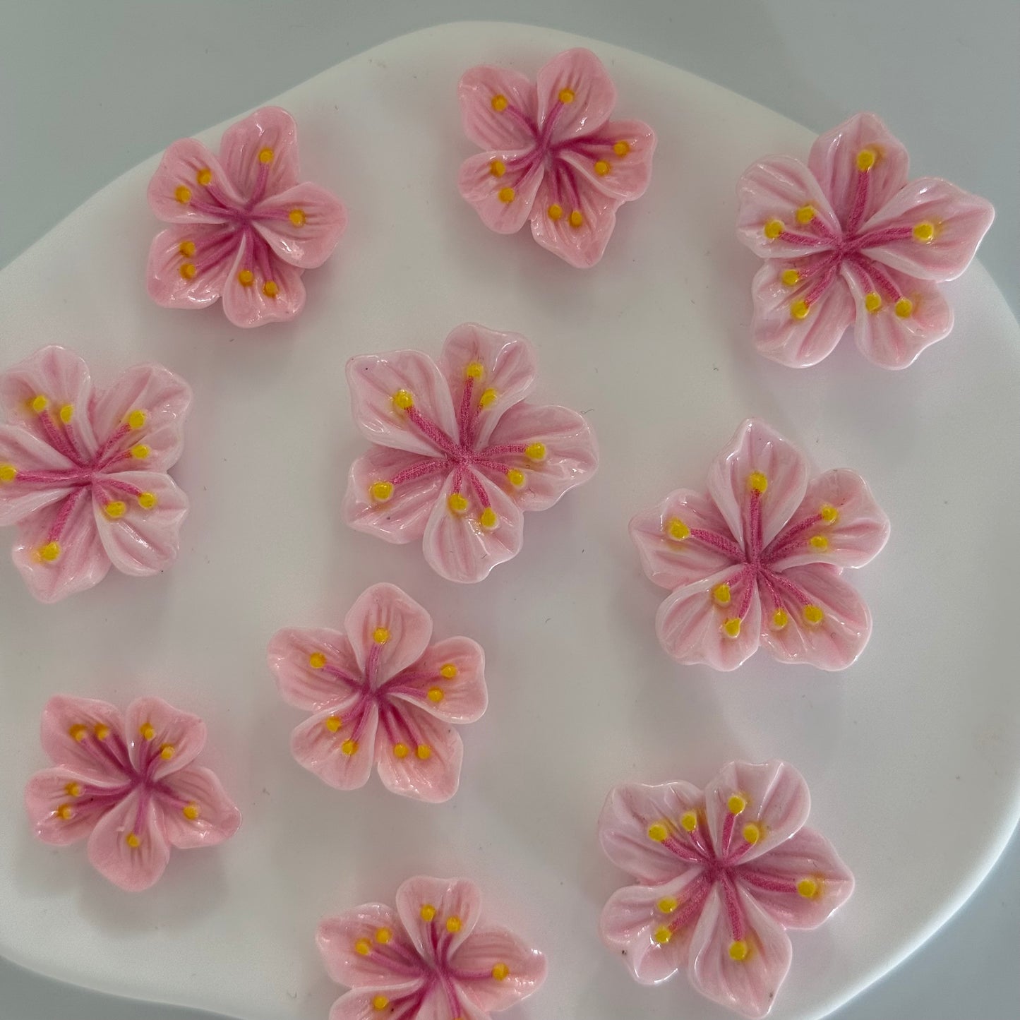 Cherry Blossom Fridge Magnets | Set of 10